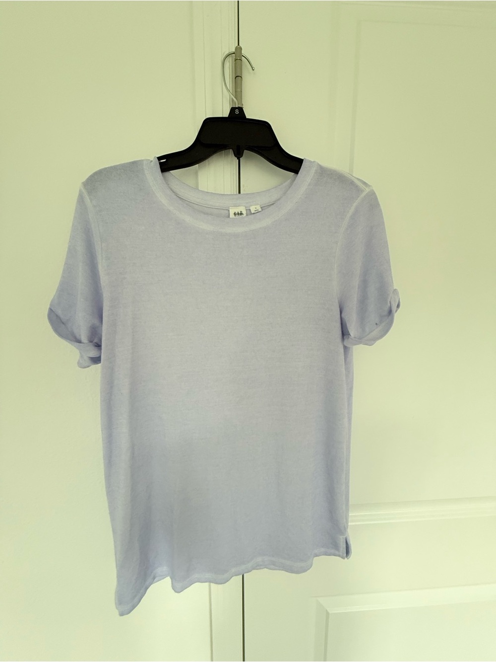 GAP Light Lavender Short Sleeve Crewneck Tee